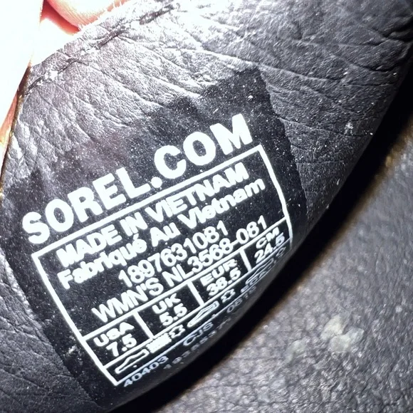 Sorel Kinetic Stylish Gray Sandals for Women size 7.5 - Picture 6 of 6